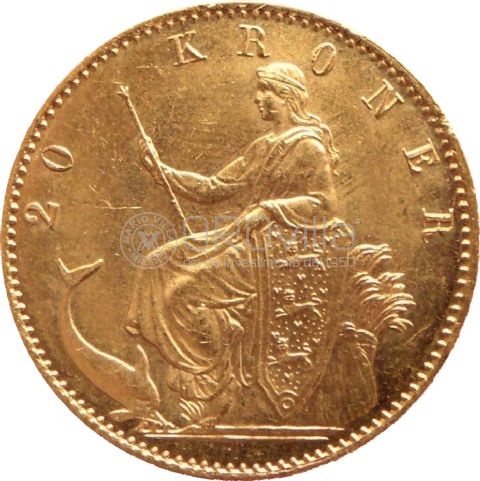 20 Corone Christian IX di Danimarca